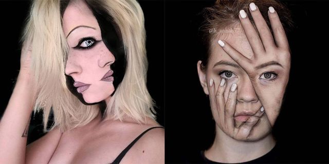 illusion make-up instagram effetti ottici