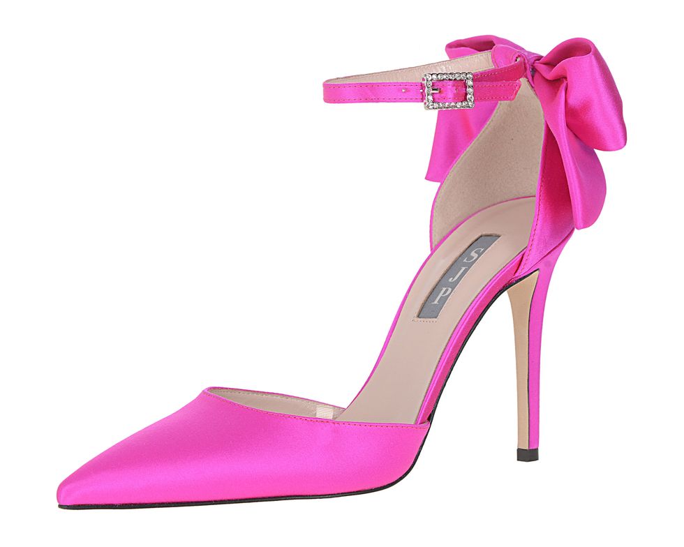 Footwear, High heels, Pink, Basic pump, Shoe, Magenta, Mary jane, Court shoe, Violet, Sandal, 
