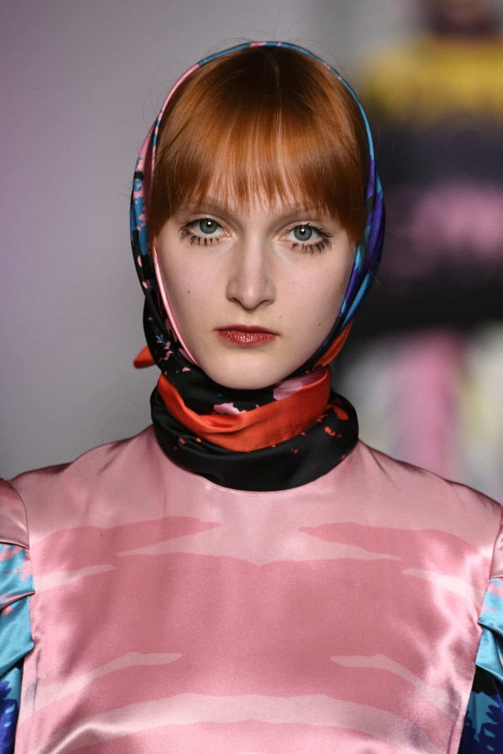 MILAN, ITALY - FEBRUARY 26:  A model, hat detail, walks the runway at the MSGM show during Milan Fashion Week Fall/Winter 2017/18 on February 26, 2017 in Milan, Italy.  (Photo by Pietro D'aprano/Getty Images)