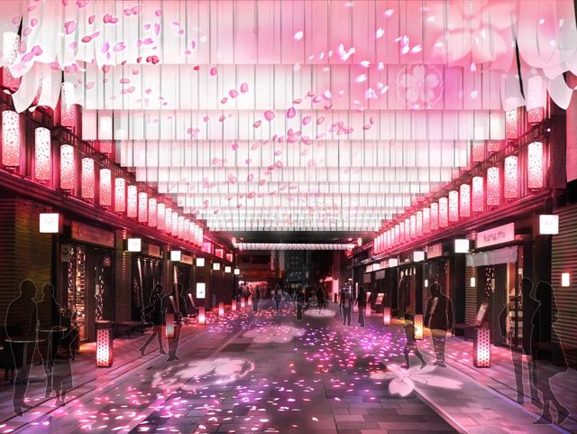 バルや屋台、夜桜も！「日本橋 桜フェスティバル」