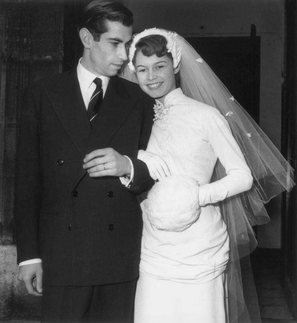 ブリジット・バルドーとロジェ・ヴァディムの結婚式