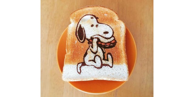 焦げ目で絵を描く Snsで話題の トーストアート 焦げ目で絵を描く Snsで話題の トーストアート
