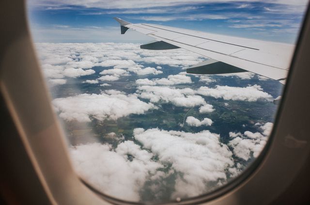 view airplane's window