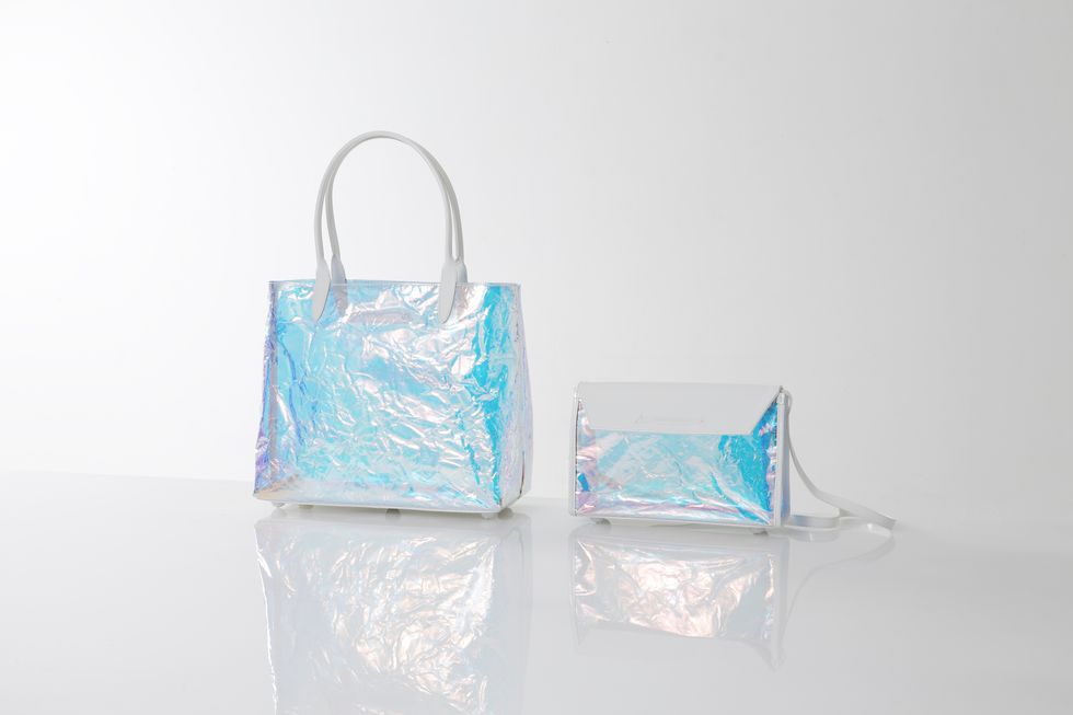 Aqua, Teal, Azure, Turquoise, Plastic, Shopping bag, 