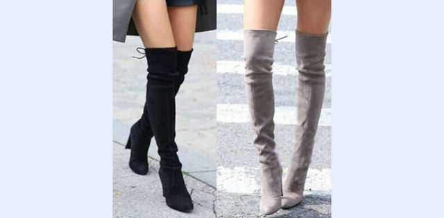 Human leg, Joint, Style, Fashion, Black, Thigh, Leather, Fashion design, Boot, Silver, 