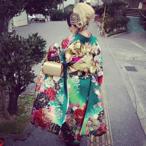 Street fashion, Toy, Pattern, Kimono, 