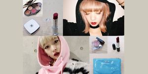 Lip, Eye, Eyebrow, Eyelash, Pink, Style, Cosmetics, Paint, Eye liner, Fur, 