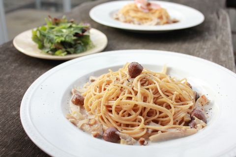 モデル飯 大食いの彼も満足 ヘルシーパスタ