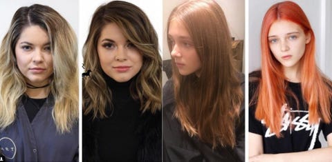 カラーリングでこんなに変わる 女子10人のイメチェン集 カラーリングでこんなに変わる 女子10人のイメチェン集