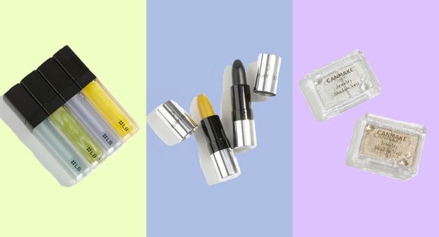 Lavender, Lipstick, Cosmetics, Tints and shades, Violet, Rectangle, Material property, Stationery, Silver, Office supplies, 