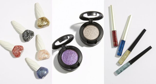 Glitter, Product, Eye shadow, Cosmetics, Violet, Beauty, Eye liner, Purple, Eye, Fashion accessory, 