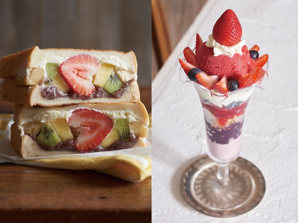 Food, Cuisine, Dish, Ingredient, Frozen dessert, Dessert, Parfait, Strawberries, Sweetness, Ice cream, 