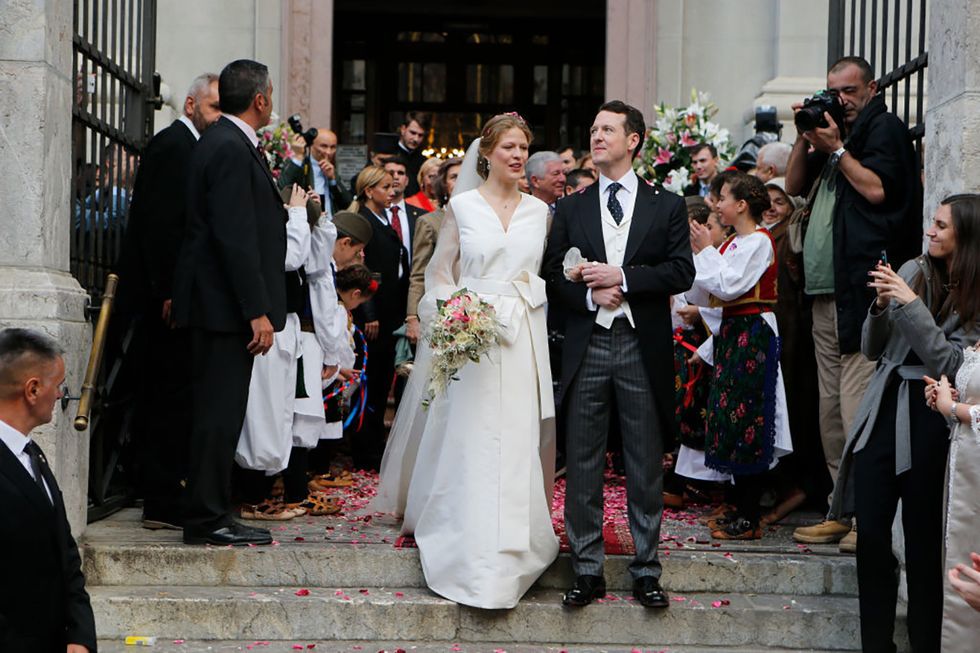 Photograph, Ceremony, Wedding, Event, Bride, Marriage, Wedding dress, Tradition, Formal wear, Dress, 