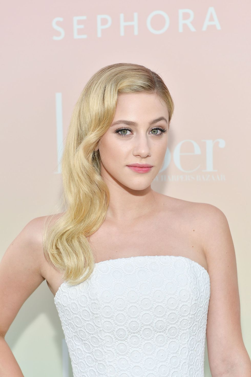 LOS ANGELES, CA - APRIL 26:  Lili Reinhart attends harper x Harper's BAZAAR May Issue Event Hosted by The Stallone Sisters and Amanda Weiner Alagem at Mama Shelter Hollywood on April 26, 2017 in Los Angeles, California.  (Photo by Stefanie Keenan/Getty Images for Harper's BAZAAR)
