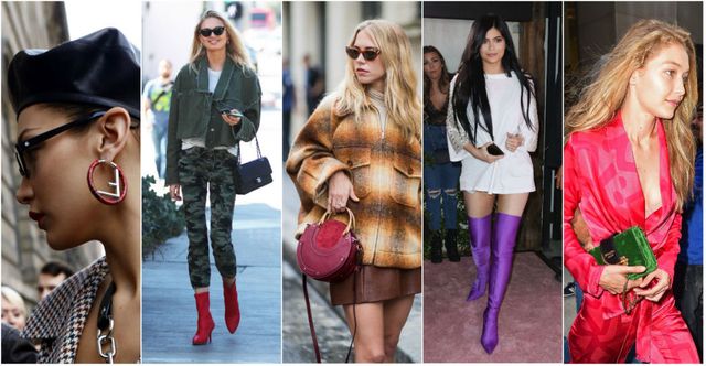 Clothing, Pink, Footwear, Street fashion, Fashion, Leg, Blond, Knee-high boot, Fur, Lip, 