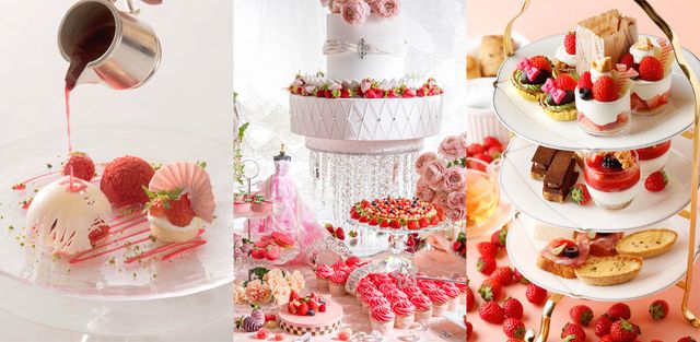 Pink, Food, Strawberries, Sweetness, Dessert, Strawberry, Peach, Cake, Cuisine, Cake decorating, 