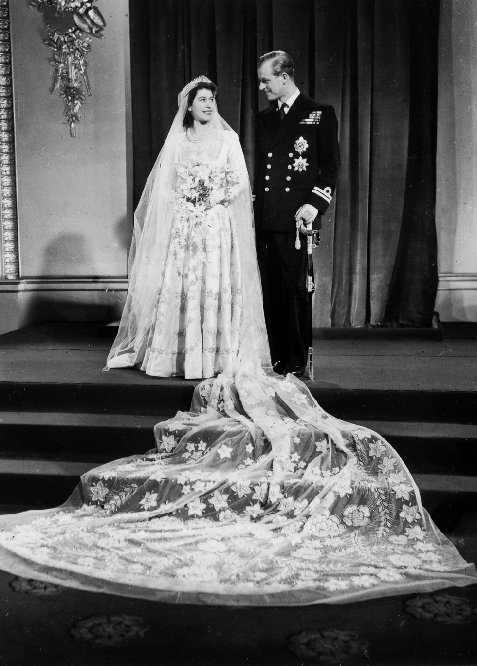イギリス　エリザベス女王（1947年）