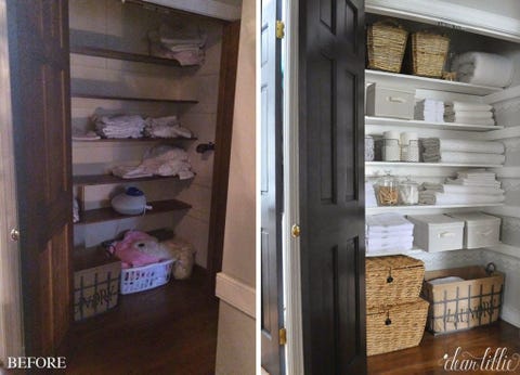 Closet Makeover Before And After Image