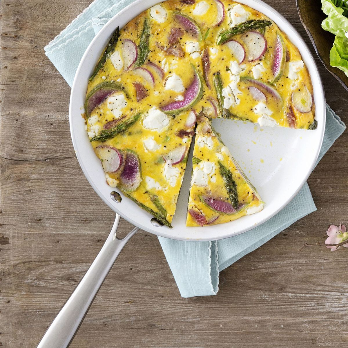 Ham and Cheese Frittata (with Asparagus) - The Food Blog