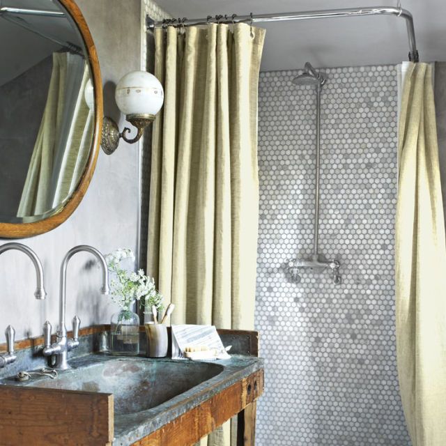 Add a Little Country Flair to Your Bathrooms—See How Easy It Is Here