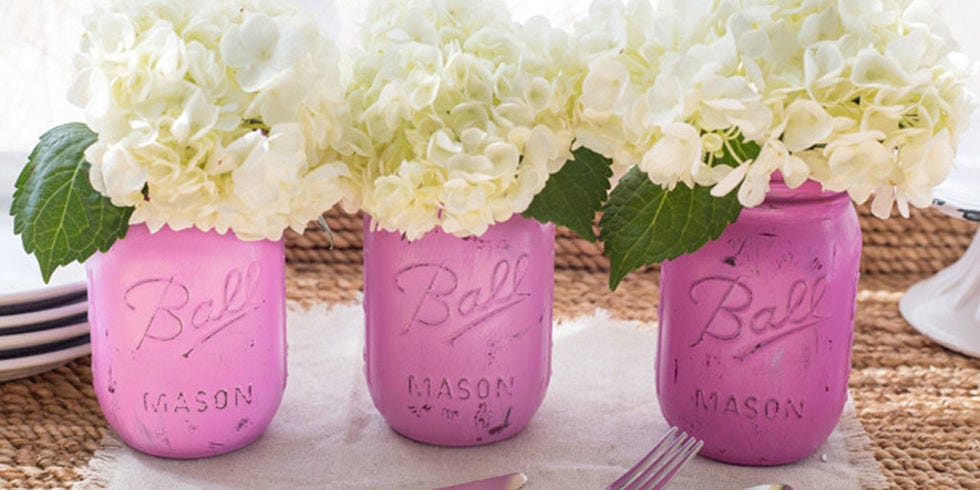 diy painted mason jars