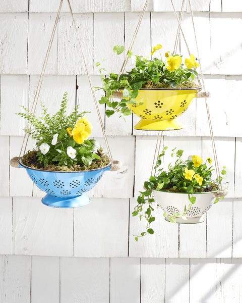 hanging planter idea small backyard ideas