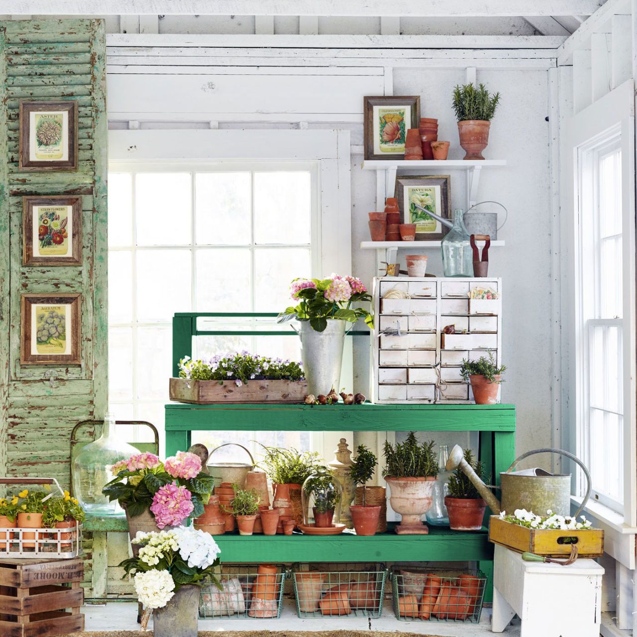 A Dozen Ways to Perk Up Your Garden Shed