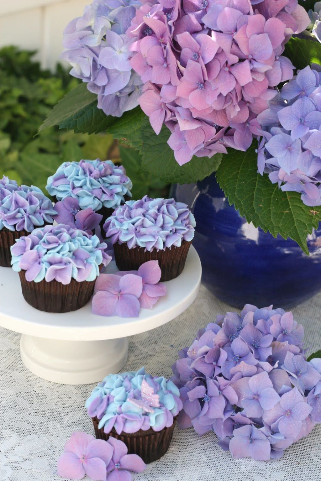 Purple baby shower sales cupcakes