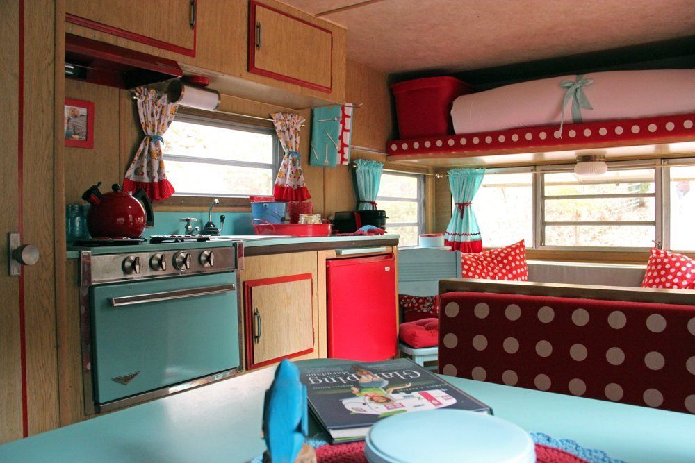 Step Inside This Colorful And Charming Retro Camper