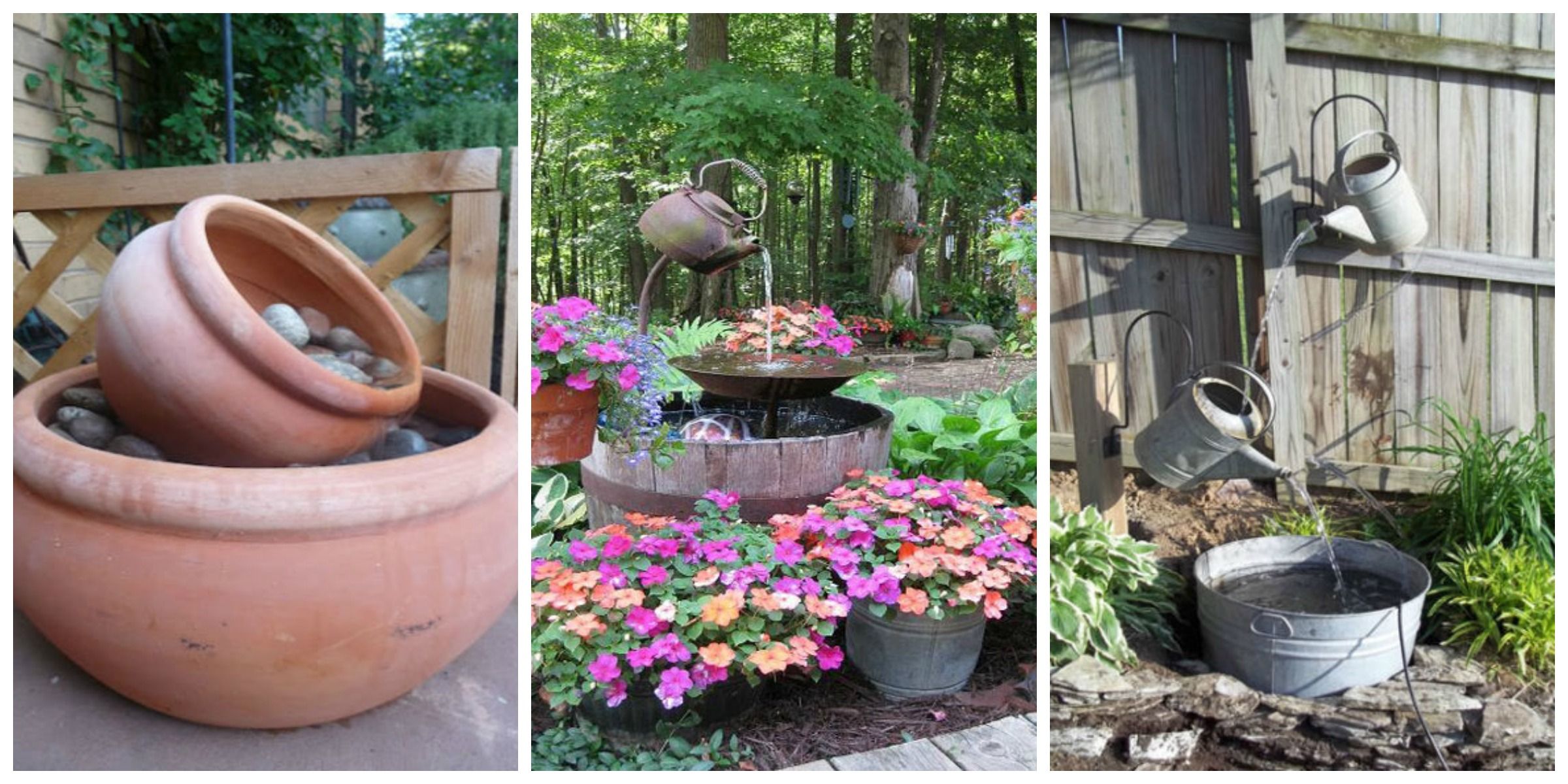 15 DIY Outdoor Fountain Ideas How To Make A Garden Fountain For