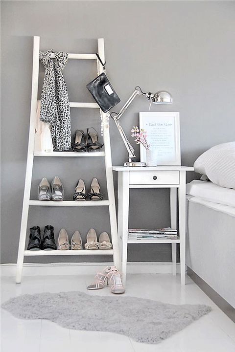 Room, Shelving, Grey, Clothes hanger, Shelf, Still life photography, Silver, Collection, Slipcover, 