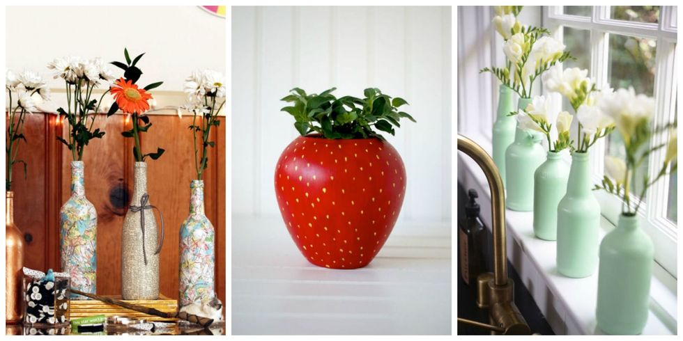 DIY Vases - Flower Arranging Ideas