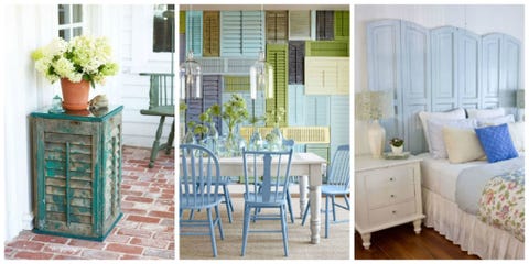 11 Repurposed Shutter Crafts Recycled Craft Ideas From Headboards To Planters It S Time Find A Crafty New Use For Your Old Shutters