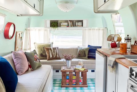 Airstream Makeover Travel Trailer Decor