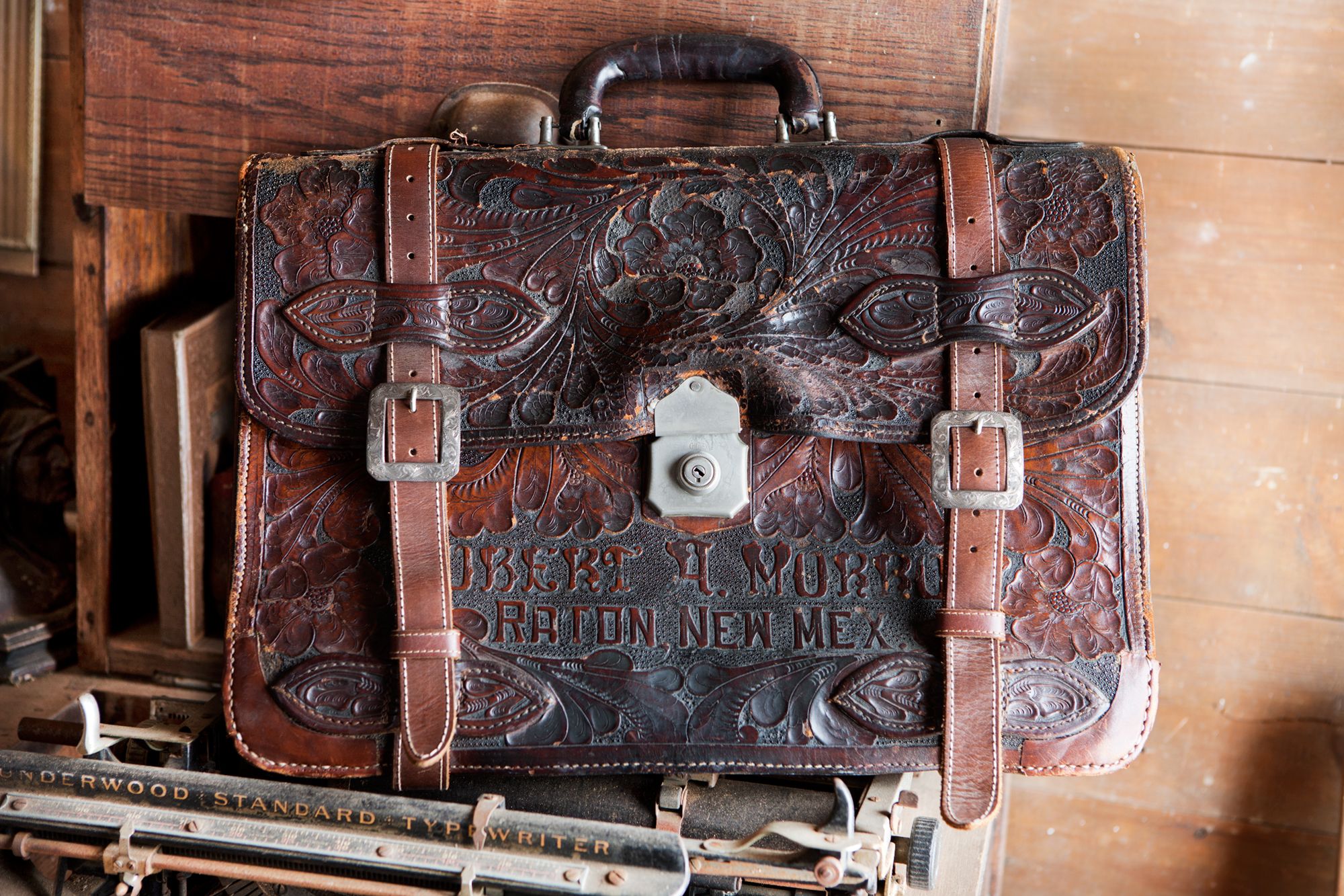 western leather briefcases