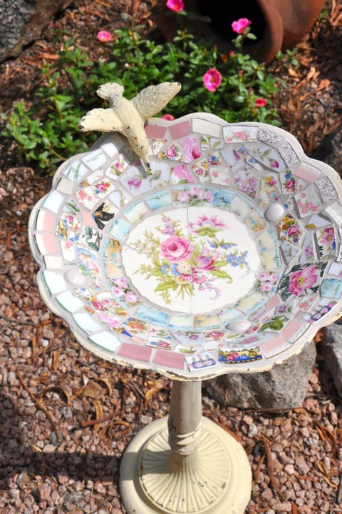 12 Creative Crafts That Take Broken China From Trash To Treasure What Do With Creative Crafts That Take Broken China, How To Make A Mosaic Table Top With Broken Dishes