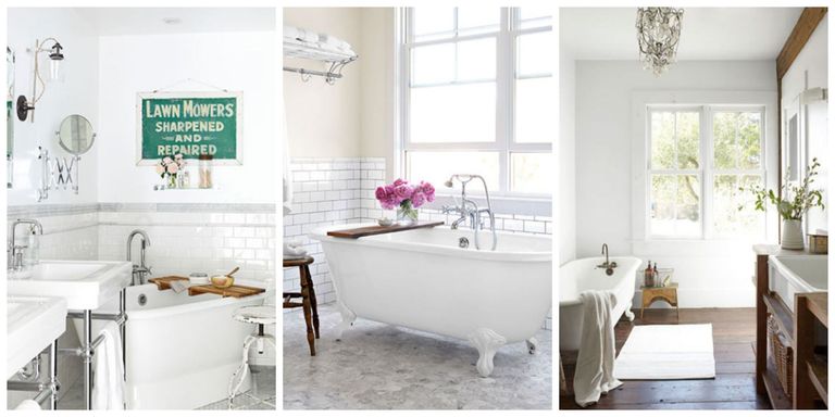 30 white bathroom ideas - decorating with white for bathrooms