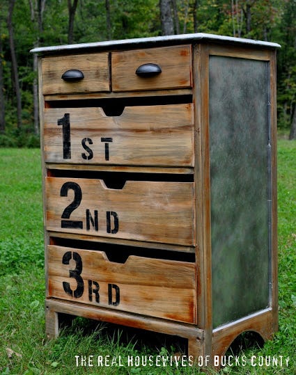 Dresser Makeovers Ideas Courtesy Of East Coast Creative Numbered Drawers