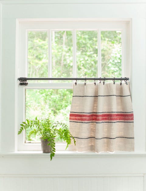 Grain Sack Crafts Country Inspired Grain Sack Crafts Country Inspired, Flour Sack Curtains