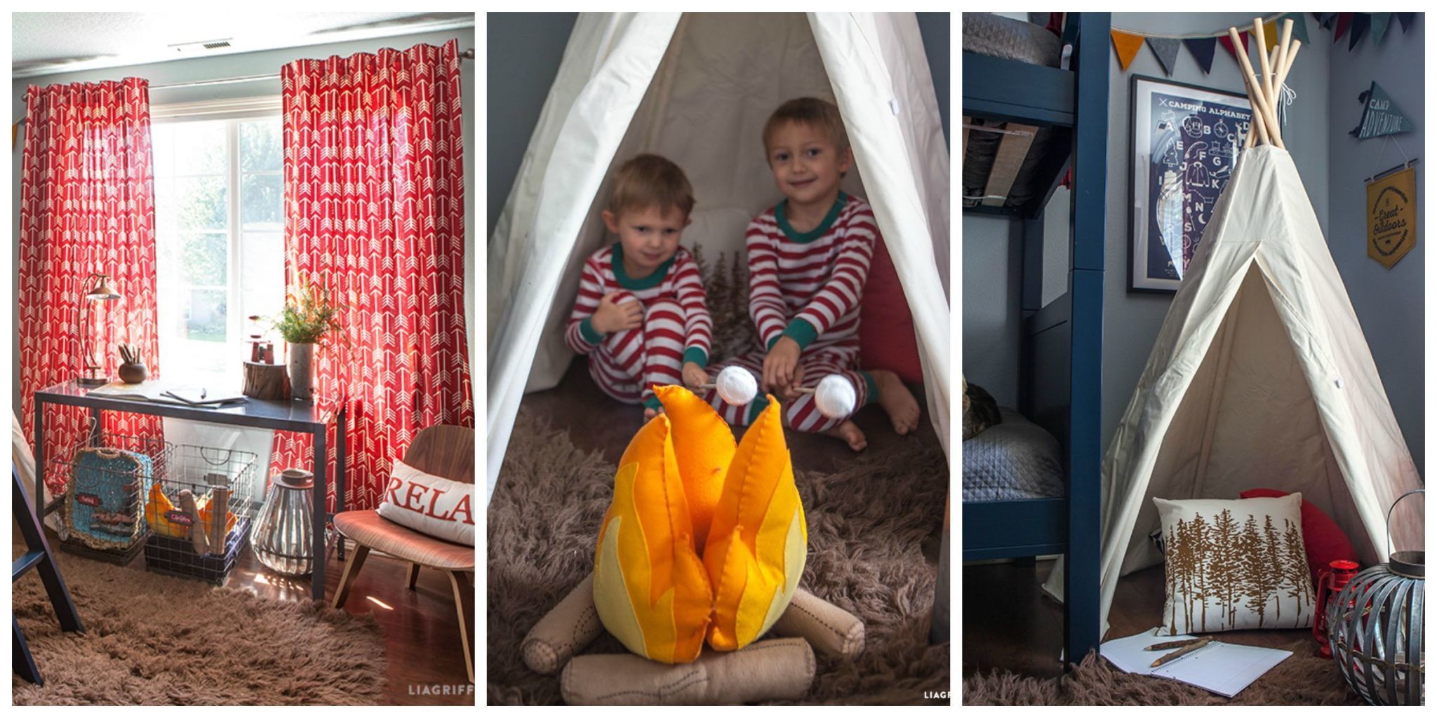 Camping Themed Kid S Bedroom Makeover Little Boy Bedroom Decorating Idea   Landscape 1439502222 Picmonkey Collage 