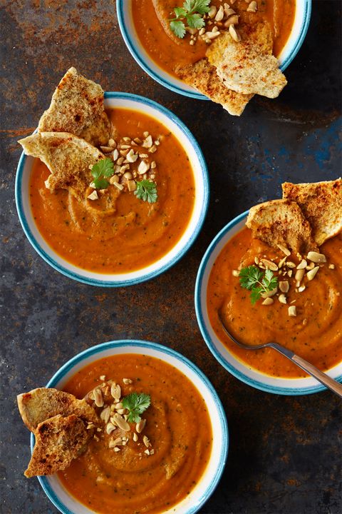 spiced sweet potato and peanut puree