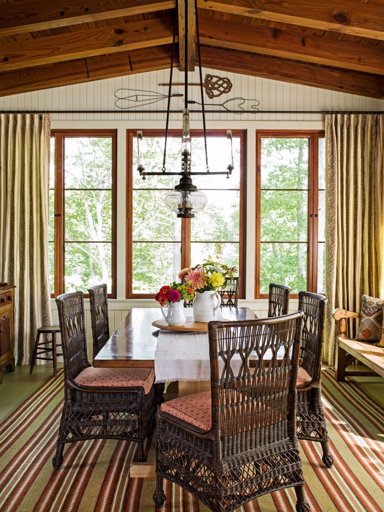 South Carolina Lake House Cabin - Rustic and Timeless Cabin Decorating