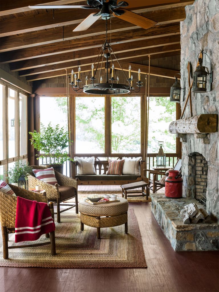 South Carolina Lake House Cabin - Rustic and Timeless Cabin Decorating