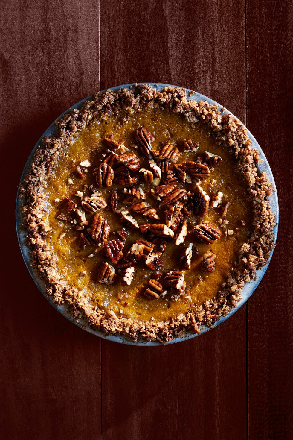 pumpkin pie with oat pecan crust recipe