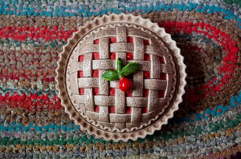 Pattern, Textile, Red, Fruit, Strawberry, Strawberries, Creative arts, Embroidery, Needlework, Craft, 