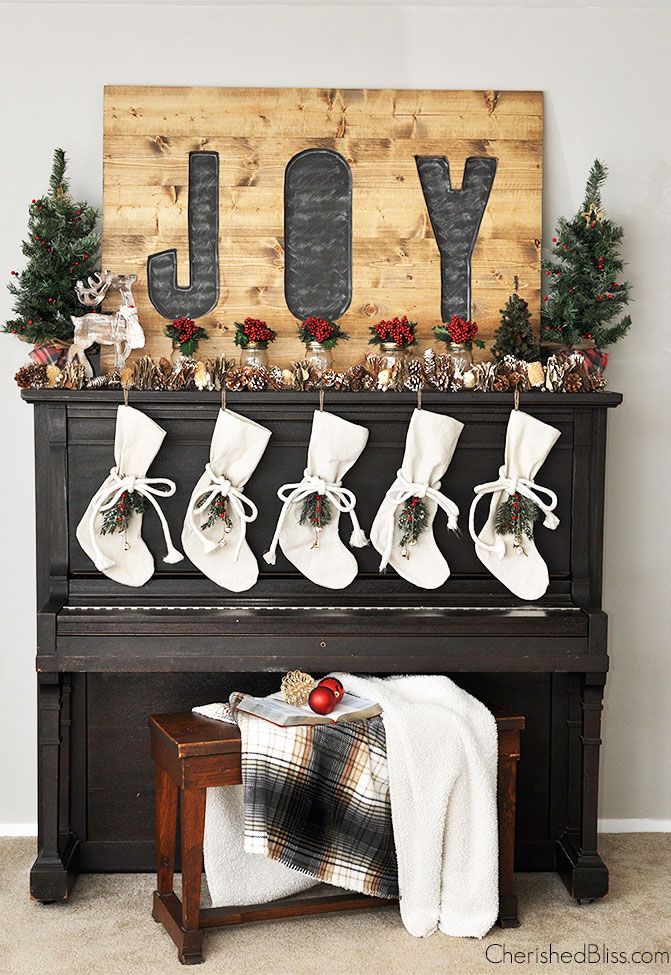 piano christmas decorating ideas