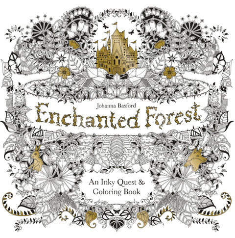 Image Courtesy Of Barnes And Noble Enchanted Forest An Inky Quest Coloring Book