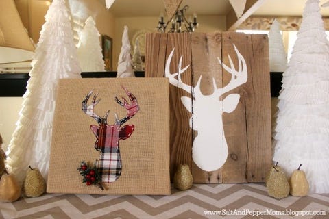 14 Burlap Christmas Decorations Rustic Decor Image