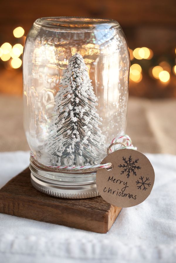 DIY Snow Globes - How to Make Christmas Snow Globes