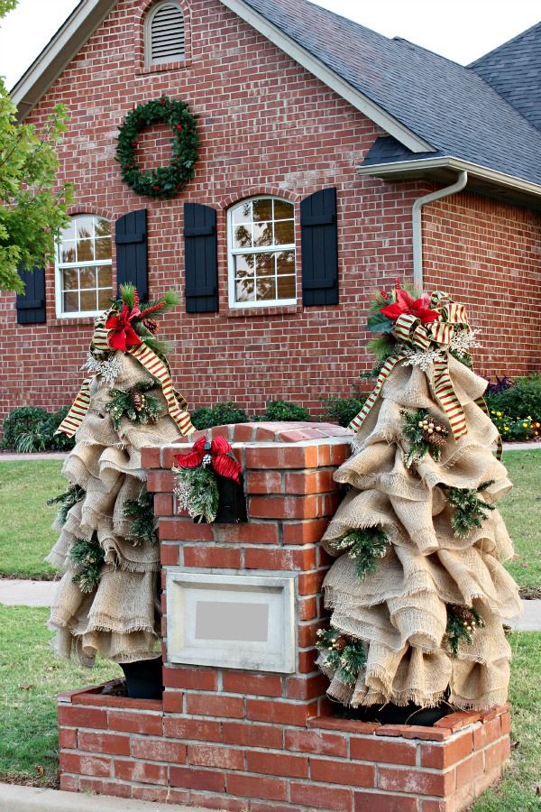 14 Burlap Christmas Decorations Rustic Christmas Decor